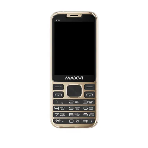 Телефон Maxvi X10 (Золотой)