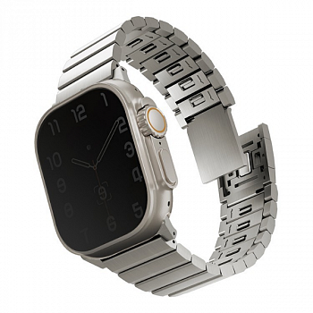 Ремешок Uniq Strova Mag Strap Link Steel для Apple Watch